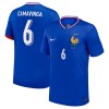 Maglia ufficiale Francia Camavinga 6 Casa Euro 2024 per Uomo